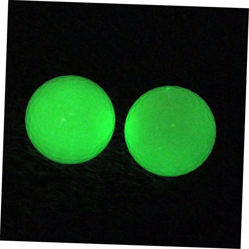 SUPVOX 6pcs Luminous Golf Balls for Night Practice Glow The