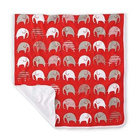 Littlephant Baby Blanket Elephant, Red/Grey, 0.38 kg