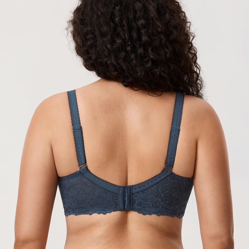 Delimira Women's Plus Size Bra Full Coverage Minimiser Non Padded