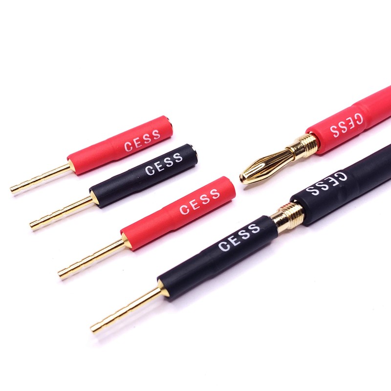 CNCESS CESS-053 Banana Plug to Pin Plug Adapter, 4mm Female