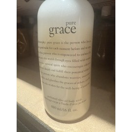 Philosophy Pure Grace Perfumed Olive Oil Body Scrub - 16 oz + GIFT