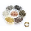 Linsoir Beads Bulk Hard Snap 12mm Open Jump Rings with