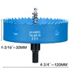120mm HSS Bi-Metal Hole Saw, Table Vent Hole Cutter in