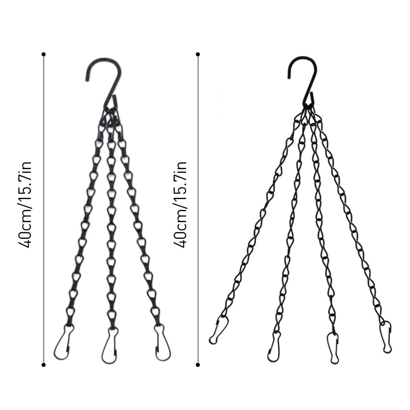 Hanging Basket Replacement Chain for Flower Pots – Approx. 16-Inch