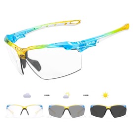 KAPVOE Photochromic Sunglasses for Men Women Sports Sunglasses Cycling Running Baseball Golf 100% UV Protection
