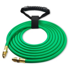 15FT Argon Gas Hose, Inert Gas Welding Hoses for MIG/TIG Welding Regulator，Argon/CO2 Flowmeter Regulator Hose, 5/8" UNF-18RH, NPT Fittings, Welding Accessories for MIG/TIG Welder