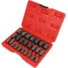 Unbranded 25-Piece Easy Out Screws Bolt Extractor Socket Set Hex