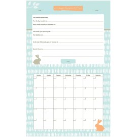 C.R. Gibson Linen Tree~ Baby's First Year Calendar 13 month