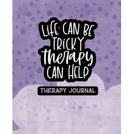 Life Can Be Tricky - Lavender Clouds and Dots: Discover the power of therapy and navigate life's trickiest moments with confidence.