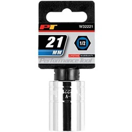 Performance Tool W32221 Size: 1/2 Drive 21mm 6pt Socket