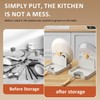 TORMEN Spoon Rest with Pot Lid Foldable Kitchen Tool Rest