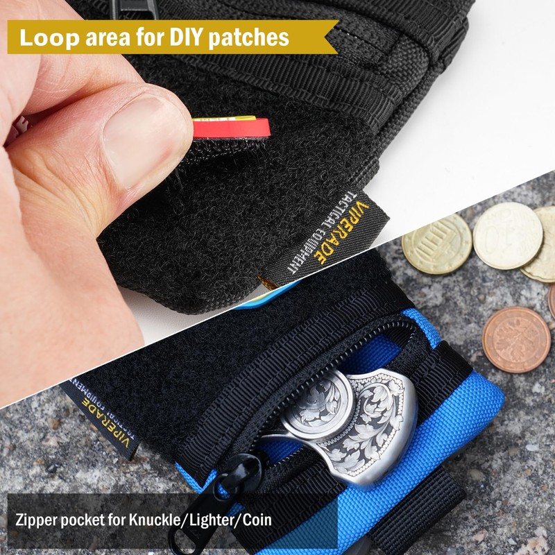 VIPERADE VE13 Mini EDC Pouch, Small EDC Organiser Bag with