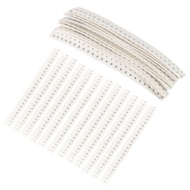 AITRIP 1500PCS 0603 SMD Resistance Kit 0 Ohm-10M Ohm 1/10W 1% Tolerance Chip Resistors, 60 Values Each 25PCSPC