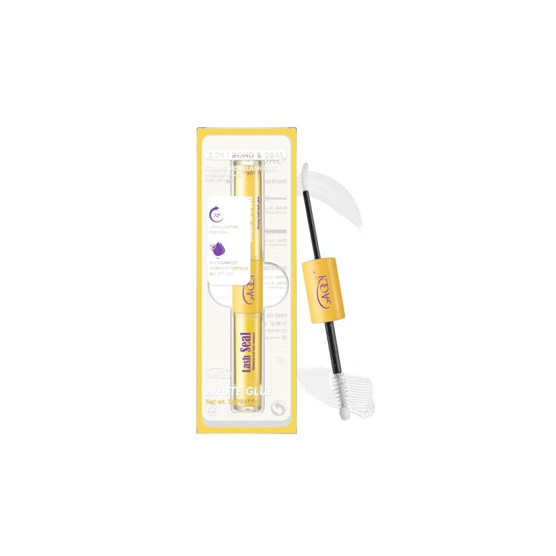 GAQQI Lash Bond and Seal Waterproof, Lash Cluster Glue Strong