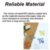 Pack of 100 Airplane Paper Clips, Colourful Cute Paper Clips