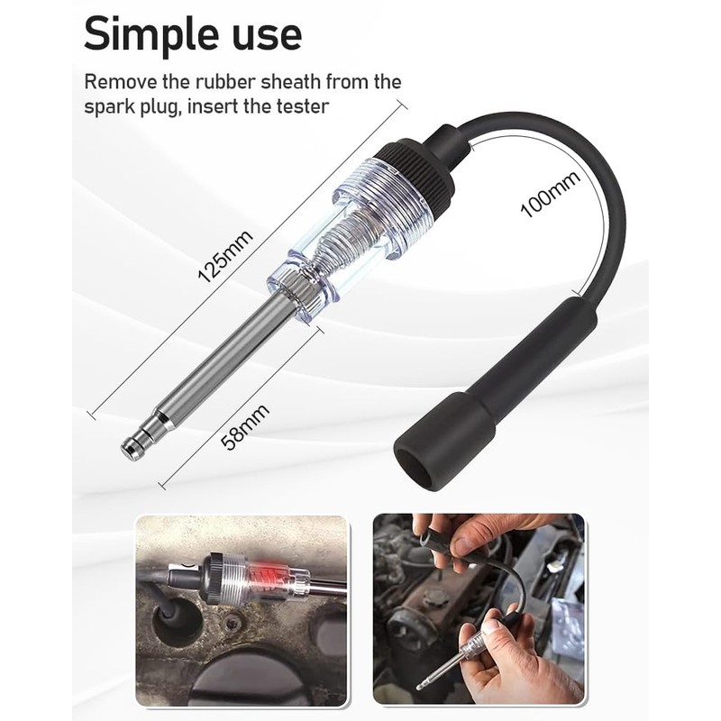 Ignition System Tester, Spark Plug Tester, Ignition Coil Tester, Ignition