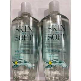 Avon ~ Lote de 2 ~ Aceite de baño original piel tan suave con jojoba, 16,9 oz ~ Nuevo stock vendido