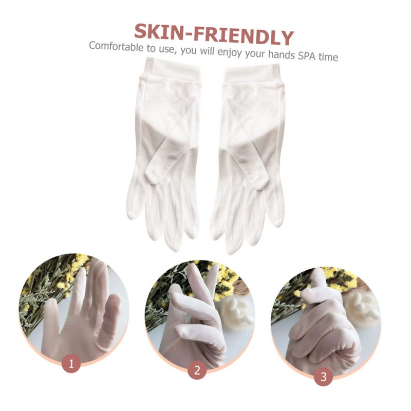 TOVINANNA Silk Lotion Gloves Skin Moisturizing Gloves Multi-functional Beauty Care