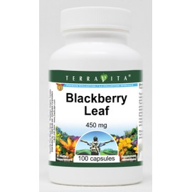 BlackBerry Leaf - 450 mg (100 Capsules, ZIN: 512747)