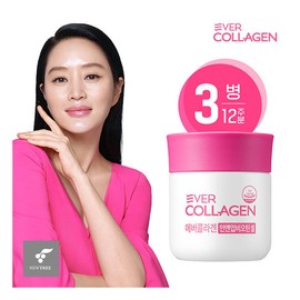 [3 bottles] Ever Collagen In&amp;Up Biotin Cell 12 weeks (1 bottle: 750mg*56 tablets) / [3병] 에버콜라겐 인앤업 비오틴 셀 12주 (1병: 750mg*56정)