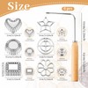 12 Pieces Rosette Timbale Set Includes 6 Pcs Bunuelos Mold