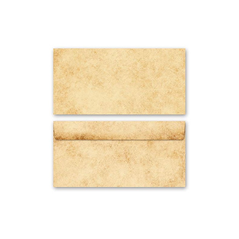 Envelopes Antique & History, History 10 Envelopes (without Window) DIN