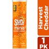 SunChips Minis, Harvest Cheddar Whole Grain Chips, 3.75 oz Canister
