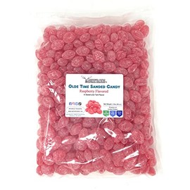 Raspberry, Old Time Sanded Hard Candy, 4 Pounds