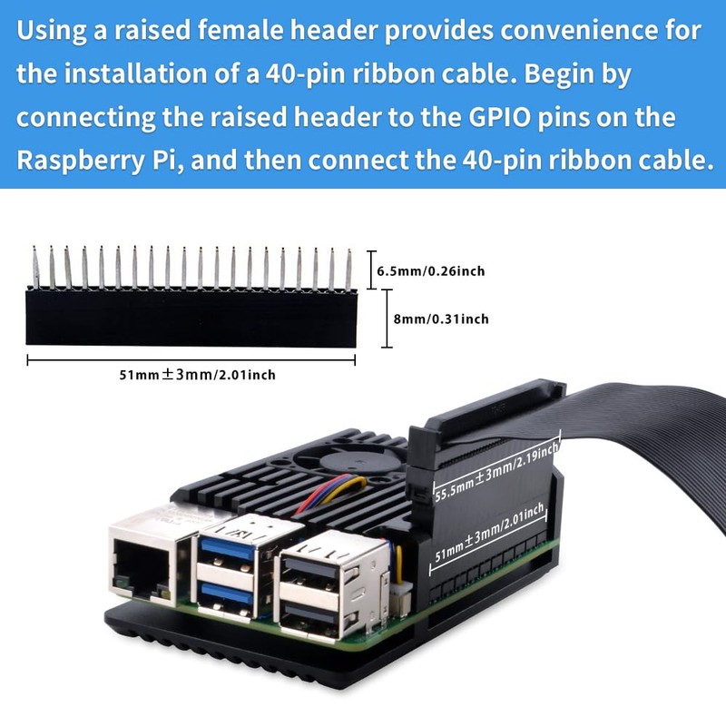 GeeekPi Raspberry Pi 5 Armor Heatsink Enclosure / Raspberry Pi