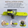 LIZEWEI 2 Pcs Metal Ry-obi 18V Battery Holder/Battery Wall Mount
