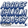 STIFFIE Whipline White/Navy 3" Boat & PWC Registration Decals •
