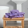 Stoneberry Home® Printed 6-Piece Towel Set Microfiber Purple Paisley