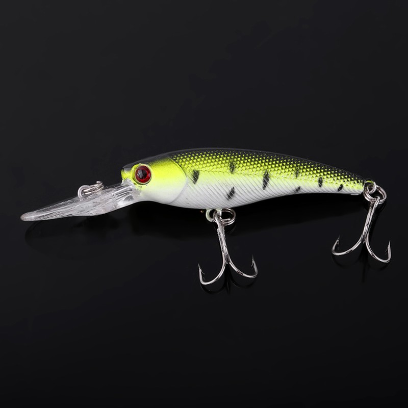10pcs/bag Fishing Lures Baits Crank Bait Hook Tackle Bait Fishing
