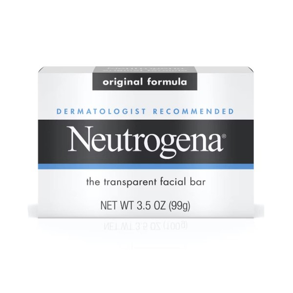 Neutrogena Original Gentle Facial Cleansing Bar with Glycerin, Pure &