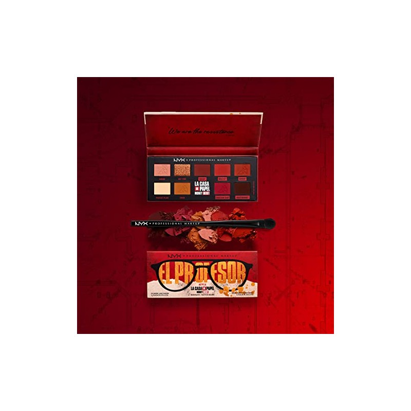 CASA DE PAPEL PALETA DE SOMBRAS EL PROFESOR
