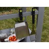 Cook'in garden Black Stainless Steel Magnetic Pot Spatula AC177