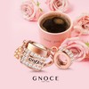 GNOCE - Colgante de taza de café de oro rosa