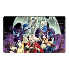 Mlikemat ZD014-131-A Blue-Eyes Toon Dragon CCG TCG Card Game Play Mat and Free Bag
