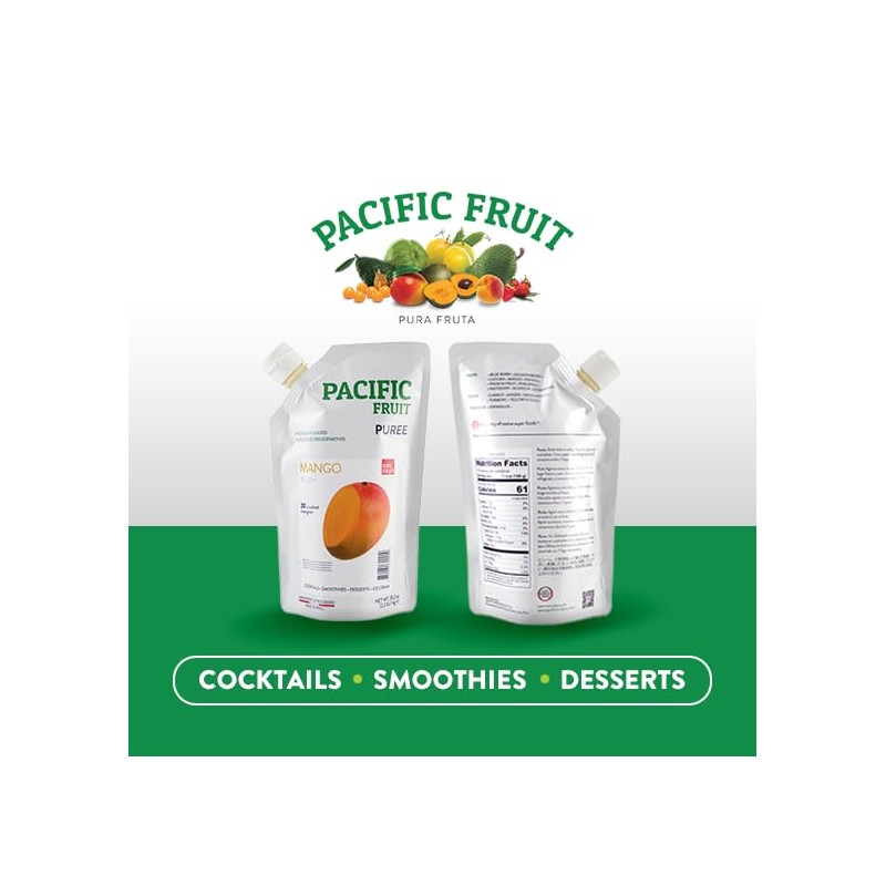PACIFIC FRUIT - Real Mango puree for cocktails - Mango