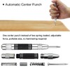 3 Pieces Automatic Center Hole Punch Tool, 5 Inch Automatic
