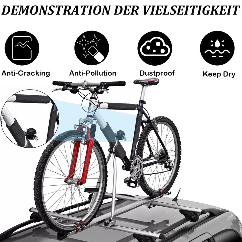 Ruikdly Bicycle Frame Protector, 4 Pieces, Frame Protection Bicycle Carrier,