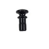 Acoustic Guitar Black ABS End Pin with White Dot for