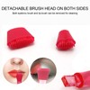 Facial Cleaning Brush Silicone Face Wash Brush DoubleSided Makeup Remover