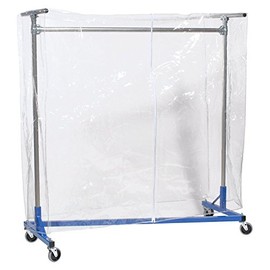 Clear Cover for Garment Rack (5'L x 5'H) [Kitchen]