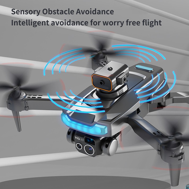 Obstacle Avoidance Drone Foldable HD Aerial Photography 4K Dual Lens