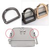 Naisfei 10 Pcs Metal Spring Clasp D Shape Snap Clip