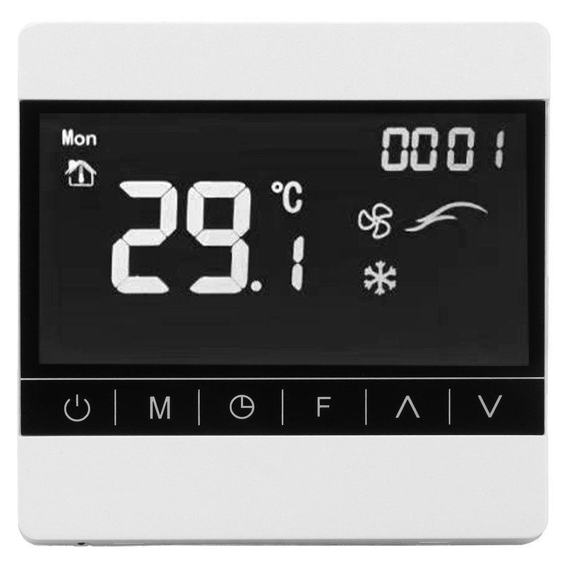 AC220V Underfloor Heating Thermostat Programmable Intelligent Heating Temperature Controller