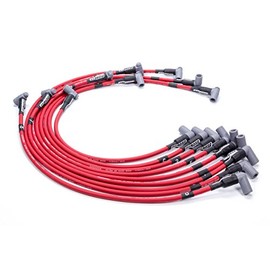 Moroso 73699 Ultra 40 Spark Plug Wire Set in Red, Fits Small Block Chevy in most Sprint Car Applications