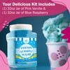 Cotton Candy Floss Sugar Package of 2ct-(Pink Vanilla and Blue