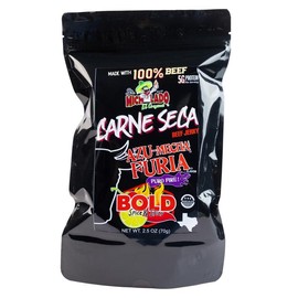 Sr. Michelado Carne Seca - Crunchy Beef Jerky - Azu Mecha Furia BOLD 2.5oz